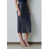FALDA MIDI LUREX