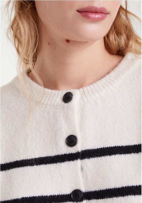 CARDIGAN RAYAS MARINERAS