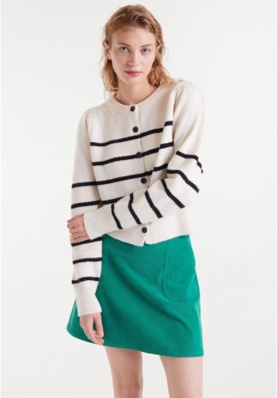 CARDIGAN RAYAS MARINERAS