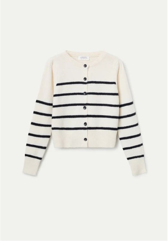 CARDIGAN RAYAS MARINERAS