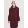 ABRIGO BURDEOS NICE THINGS