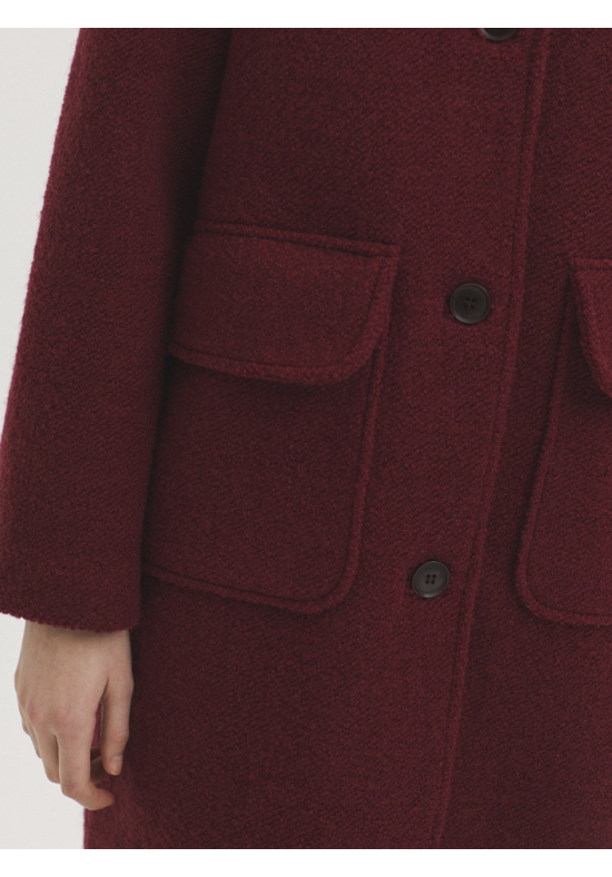 ABRIGO BURDEOS NICE THINGS