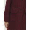 ABRIGO BURDEOS NICE THINGS
