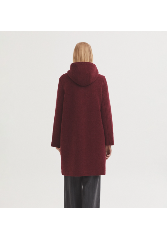 ABRIGO BURDEOS NICE THINGS