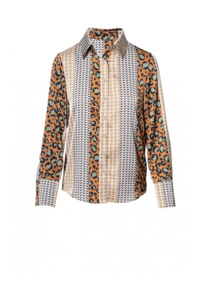 CAMISA MANGA LARGA LEOPARDO ANONYME