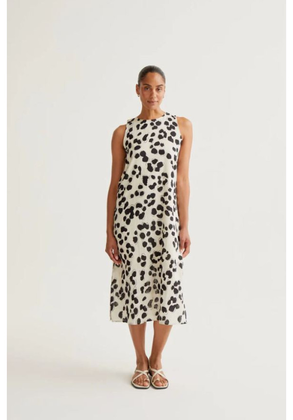 VESTIDO MIDI DALMATIAN