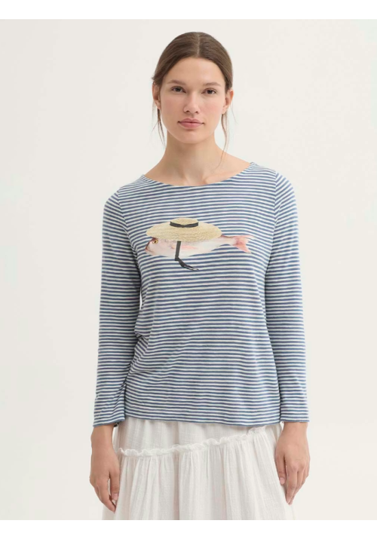 CAMISETA DE RAYAS PROVENZAL FISH