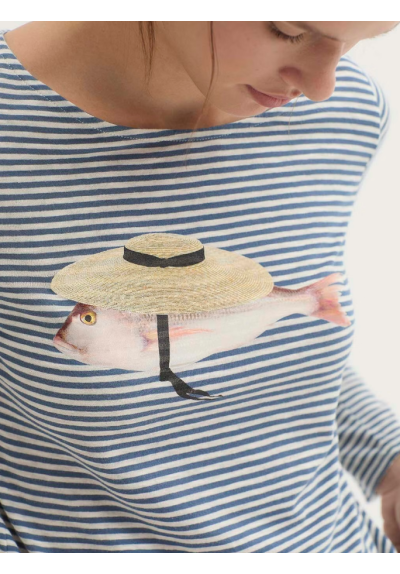 CAMISETA DE RAYAS PROVENZAL FISH
