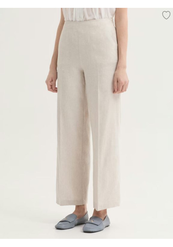 PANTALON LINO EN JACQUARD ESPIGA