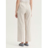 PANTALON LINO EN JACQUARD ESPIGA