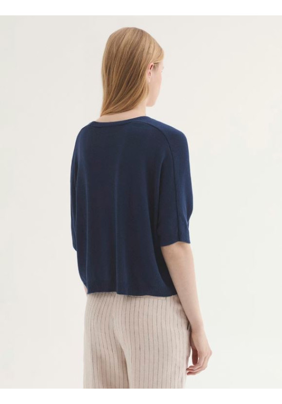 CHAQUETA FLUIDA  MARINO