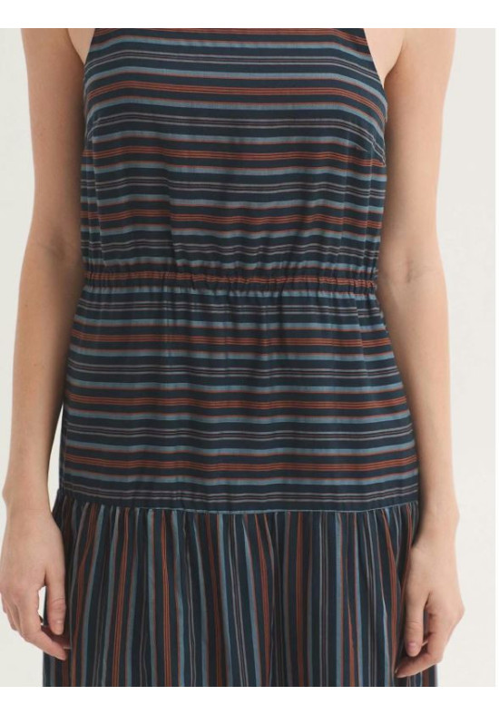 VESTIDO DE JACQUARDCON RAYAS