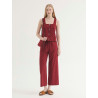 TOP DE JACQUARD CON TOPOS
