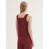 TOP DE JACQUARD CON TOPOS