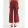 PANTALON DE JACQUARD CON TOPOS