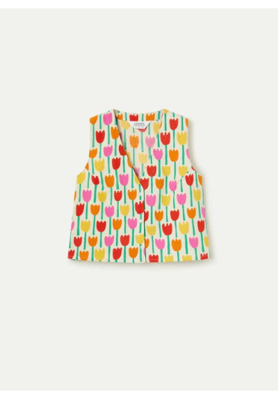 CHALECO PRINT TULIPANES