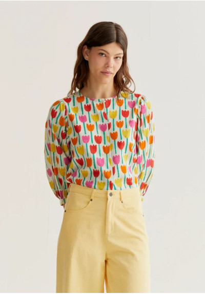 CAMISA PRINT TULIPANES