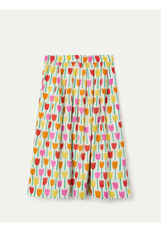 FALDA MIDI PRINT TULIPANESS