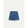 FALDA MINI DENIM AZUL