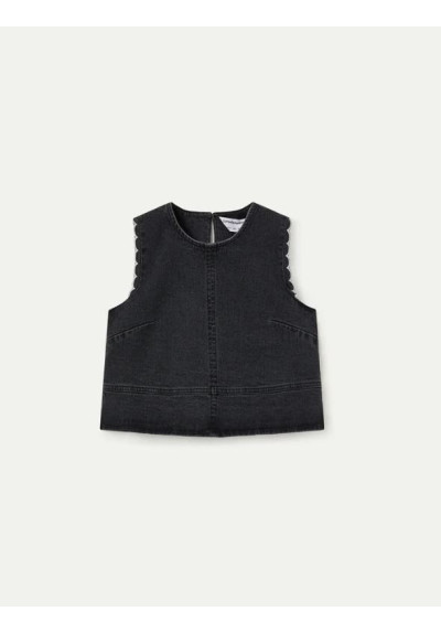 TOP DENIM NEGRO