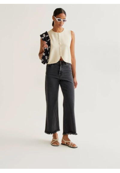 PANTALON VAQUERO NEGRO