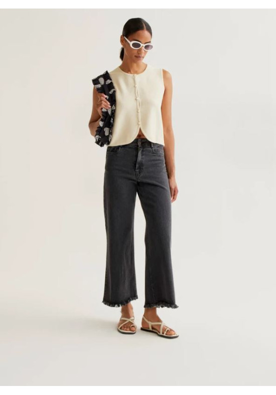 PANTALON VAQUERO NEGRO