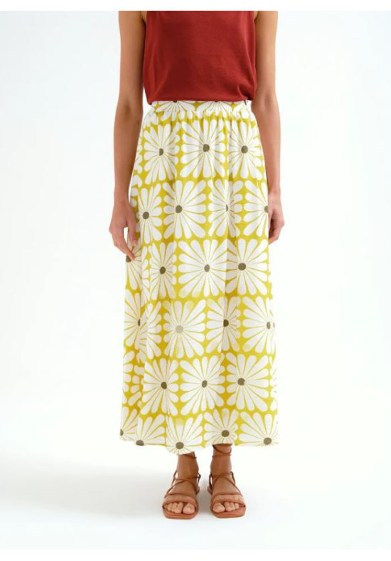 FALDA MIDI OLIVE