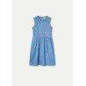 VESTIDO MINI CHAMBRAY AZUL