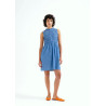 VESTIDO MINI CHAMBRAY AZUL