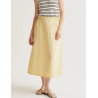 FALDA MIDI AMARILLO