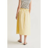 FALDA MIDI AMARILLO