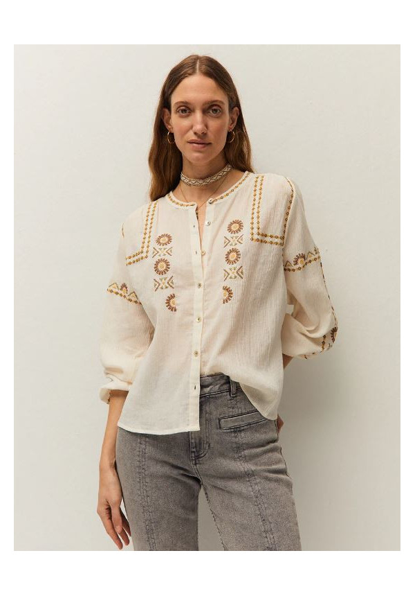 CAMISA BORDADO DE COLORES