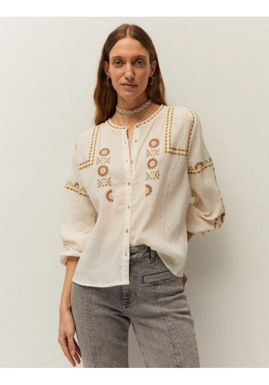 CAMISA BORDADO DE COLORES