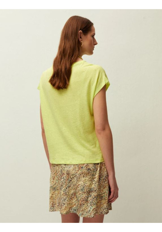 CAMISETA LINO AMARILLO