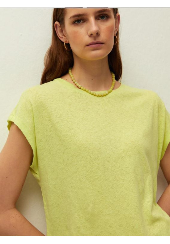 CAMISETA LINO AMARILLO