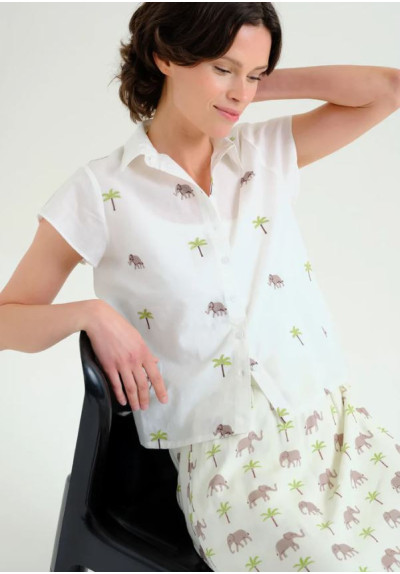 CAMISA PRINT ELEFANTE