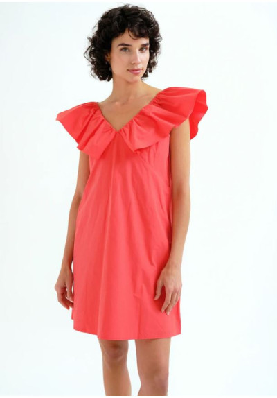 VESTIDO CORTO ROJO