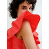 VESTIDO CORTO ROJO