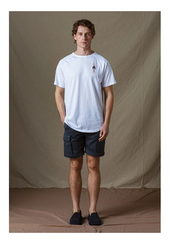 CAMISETA POODLE BLANCA