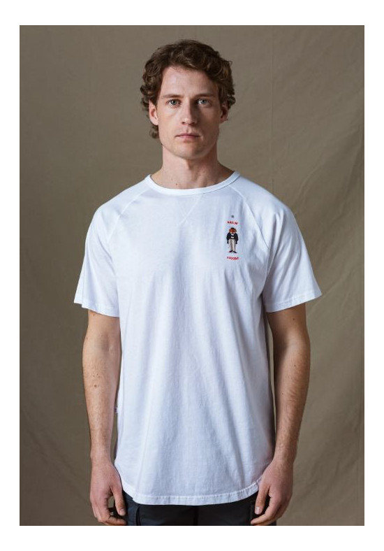 CAMISETA POODLE BLANCA