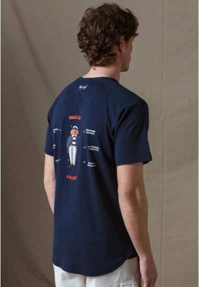 CAMISETA POODLE MARINO