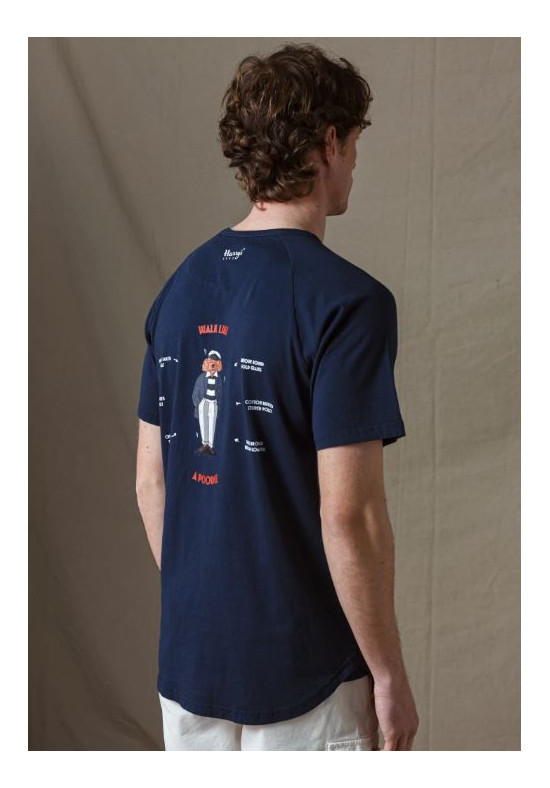 CAMISETA POODLE MARINO