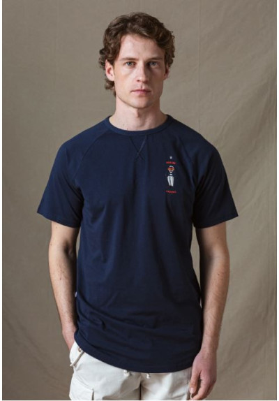 CAMISETA POODLE MARINO