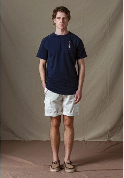 CAMISETA POODLE MARINO