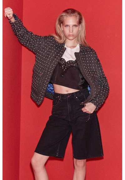 CHAQUETA SHINY TWEED