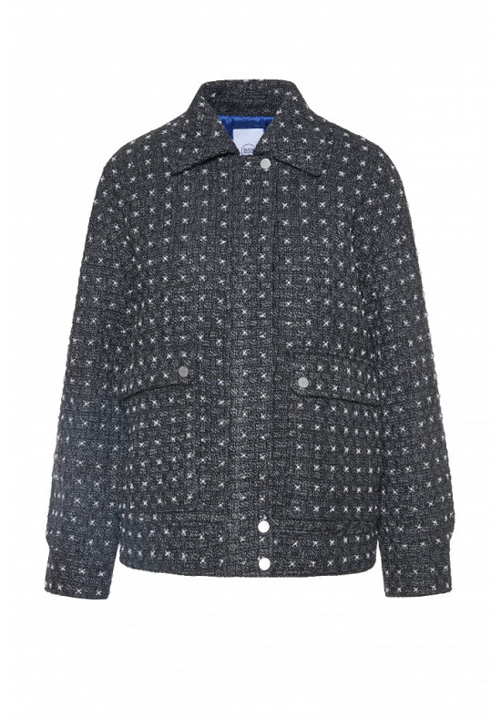 CHAQUETA SHINY TWEED