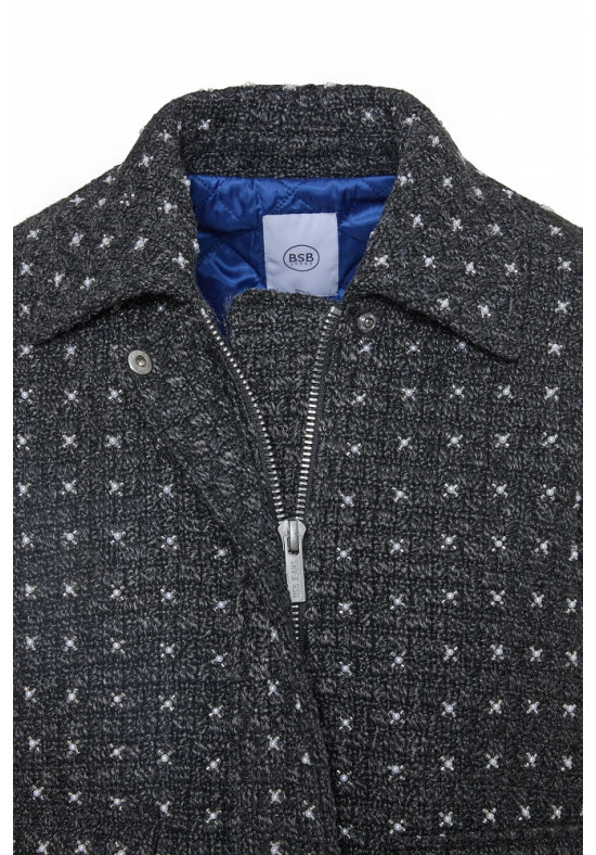 CHAQUETA SHINY TWEED